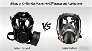 military vs civilian gas masks