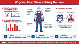 why you must wear a safety harness