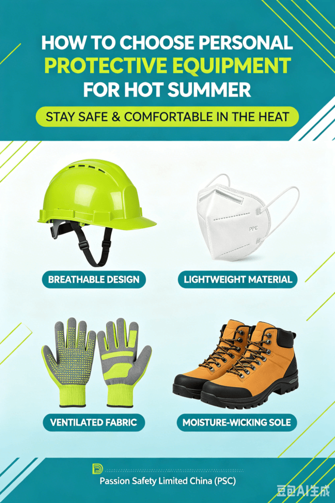 how to choose ppe for hot summer weather