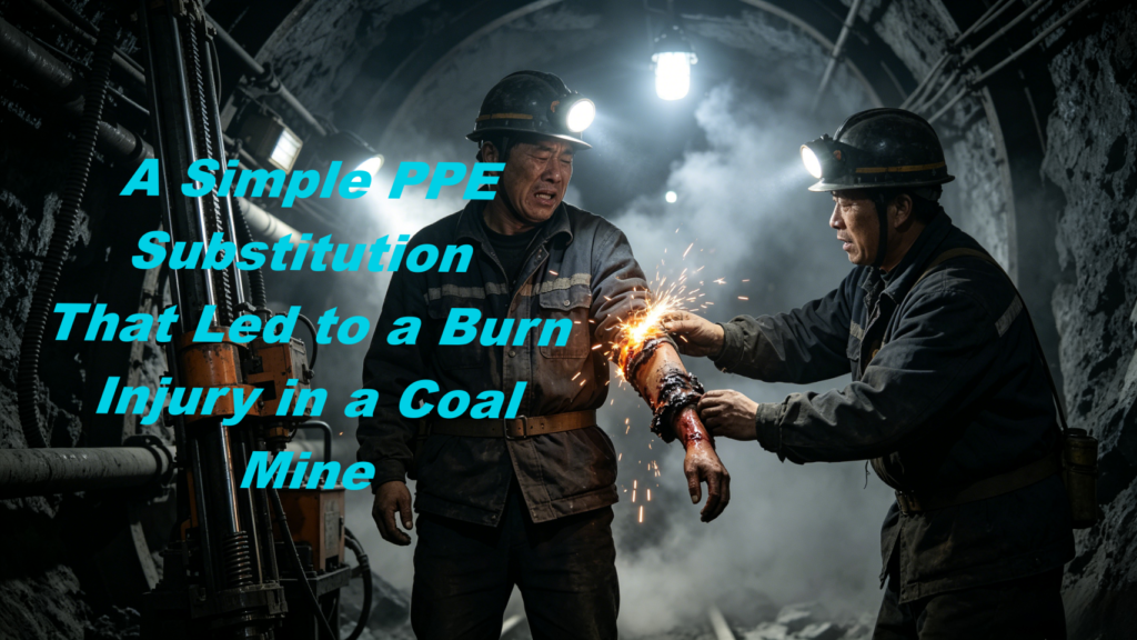 a simple ppe substitution that led to a burn injury in a coal mine